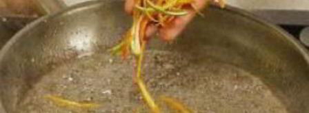 персиковое пюре с заварным кремом. Шаг 5