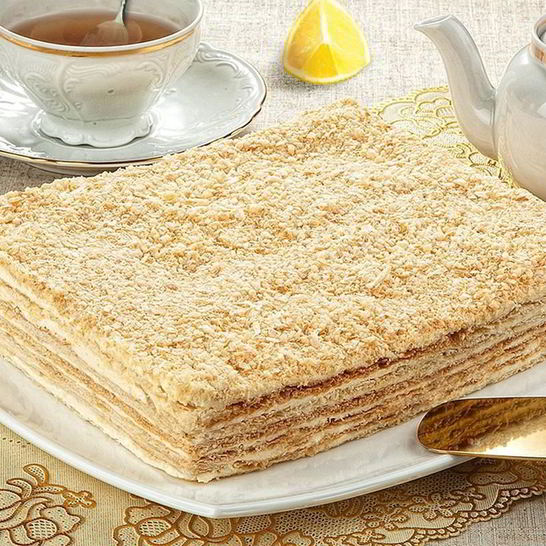 Рецепт песочных коржей с заварным кремом