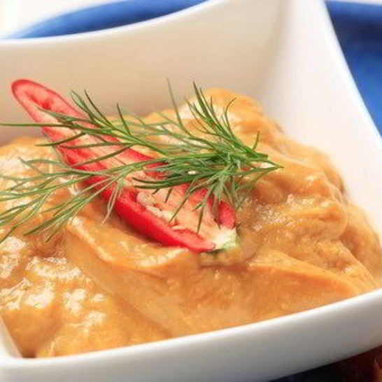 Рецепт постного сырного крема с красным перцем