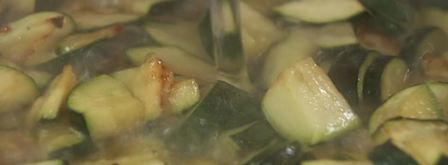 рагу из кабачков с кремом из цукини. Шаг 5