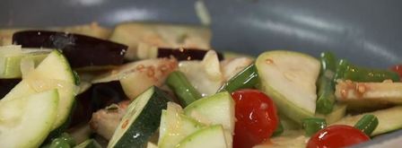 рагу из кабачков с кремом из цукини. Шаг 6