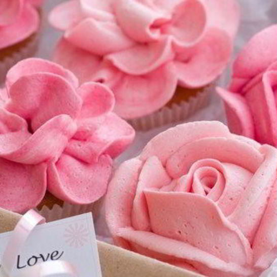 Рецепт розового сливочного крема