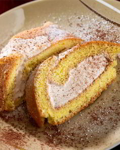 Рулет с крем-брюле