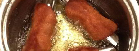 сицилийские канноли с рикоттой и сливочно-клубничным кремом. Шаг 5