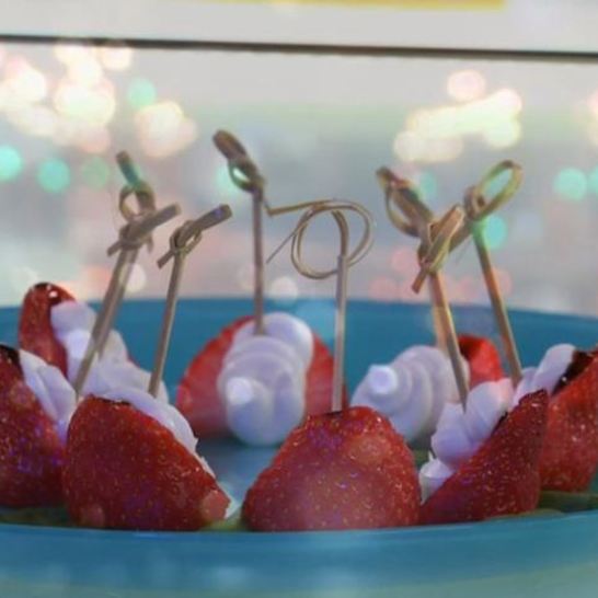 Рецепт сырного крема с клубникой