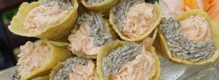 сырные трубочки с кремом. Шаг 19