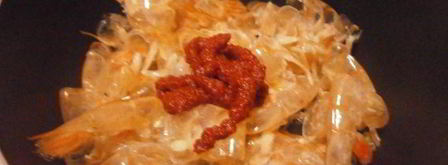 тортеллини из зеленого теста с начинкой из креветок и кремом из редьки. Шаг 8