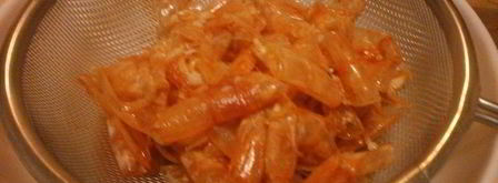 тортеллини из зеленого теста с начинкой из креветок и кремом из редьки. Шаг 9