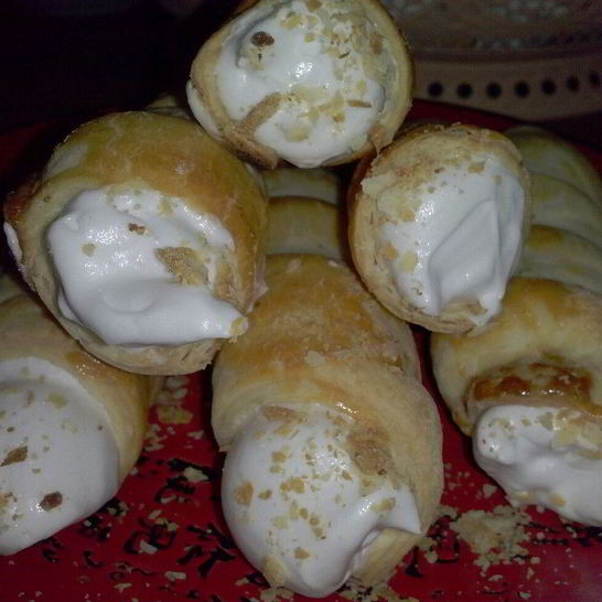 Рецепт трубочек с белковым заварным кремом