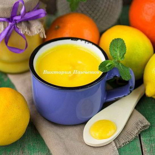 Рецепт цитрусового курда