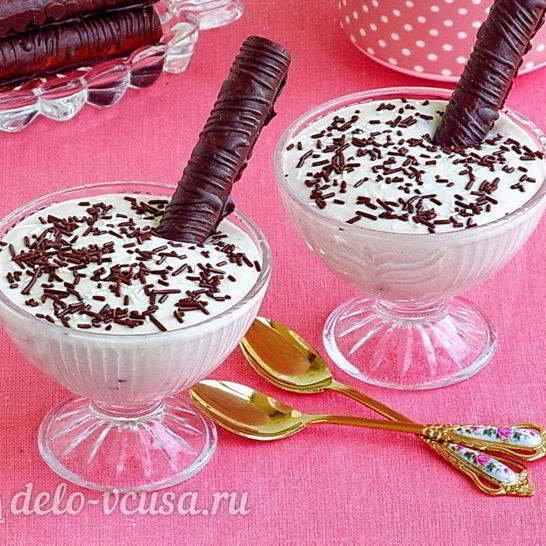 Рецепт творожно-бананового крем