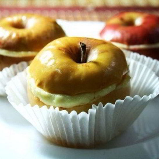 Рецепт запеченных яблок с творожным кремом