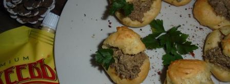 заварные булочки с печеноным кремом. Шаг 6