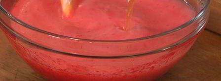 малиновое желе с пузырьками. Шаг 8