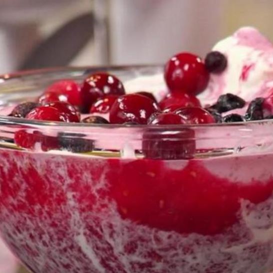 Рецепт быстрого десерта из мороженого