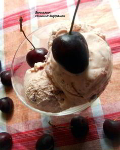 Черешневое мороженое с маскарпоне