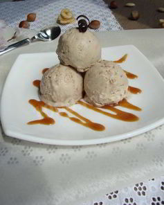 Домашнее банановое мороженое с шоколадно-ореховой крошкой