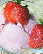 Домашнее клубничное мороженое