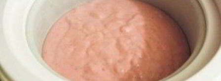 домашнее клубничное мороженое. Шаг 2