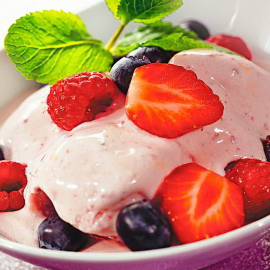 Рецепт клубничного мороженого