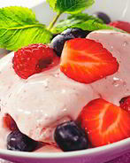 Клубничное мороженое