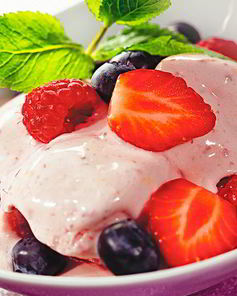 Клубничное мороженое