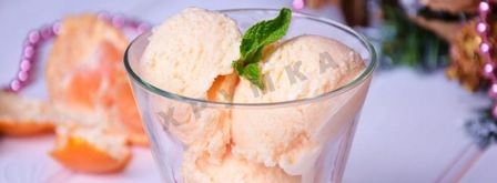 легкое домашнее мороженое мандариновое. Шаг 5