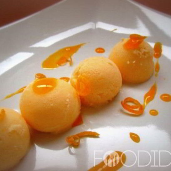 Рецепт мандаринового мороженого