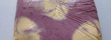 мангово-черничное мороженое с конфетами рафаэлло с шоколадными шариками. Шаг 17