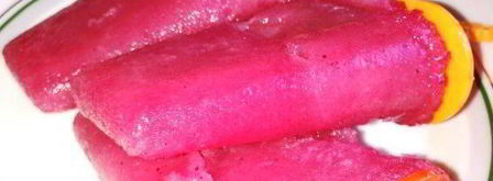 мороженое фруктовый лед. Шаг 7