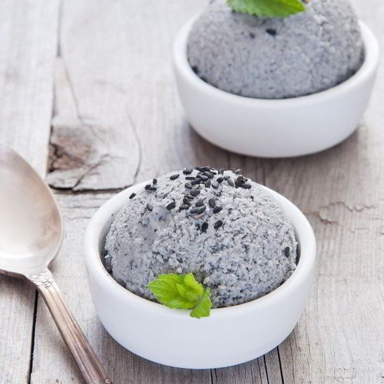 Рецепт мороженого из черного кунжута