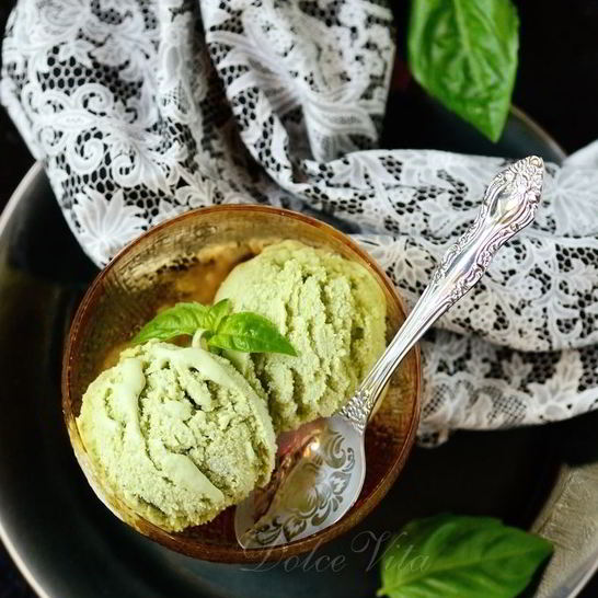 Рецепт мороженого с базиликом