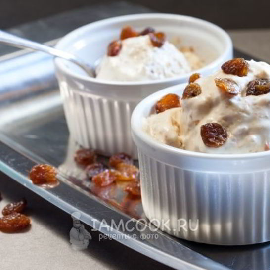 Рецепт мороженого с изюмом