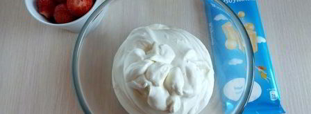 мороженое с клубникой и белым шоколадом. Шаг 6