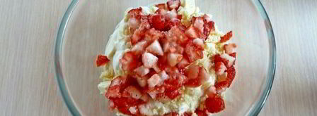 мороженое с клубникой и белым шоколадом. Шаг 8