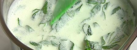 мороженое с мятой и шоколадом. Шаг 2