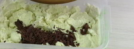 мороженое с мятой и шоколадом. Шаг 7