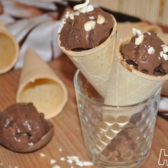 Рецепт мороженого шоколадна-кофейного