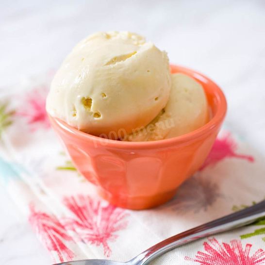 Рецепт мороженого в мороженице со сливками