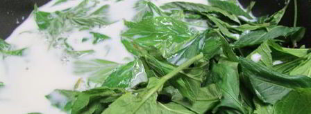 мятное мороженое с кусочками шоколада. Шаг 4