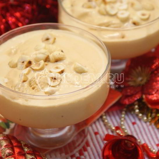 Рецепт новогоднего десерта-мороженого крем-брюле