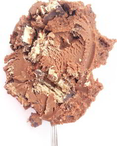 Шоколадное мороженое с конфетами KitKat