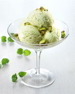 Сливочно-фисташковое мороженое