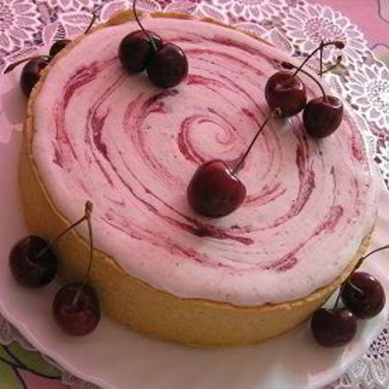 Рецепт торта-мороженого с черешней