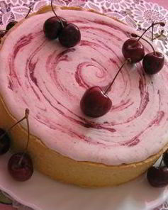 Торт-мороженое с черешней