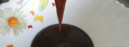 тыквенное мороженое с корицей и шоколадным соусом. Шаг 4