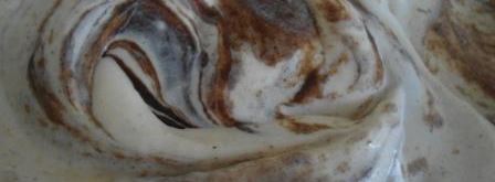 тыквенное мороженое с корицей и шоколадным соусом. Шаг 5