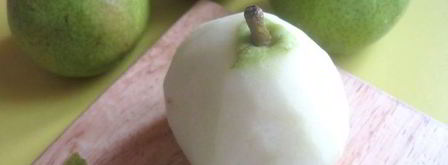 ванильное мороженое и груша-пашот сладкая парочка. Шаг 11