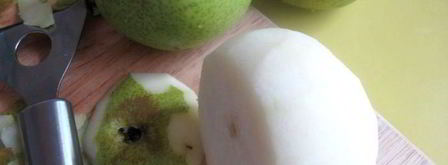 ванильное мороженое и груша-пашот сладкая парочка. Шаг 12