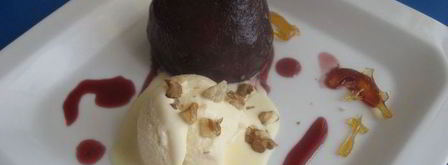 ванильное мороженое и груша-пашот сладкая парочка. Шаг 16